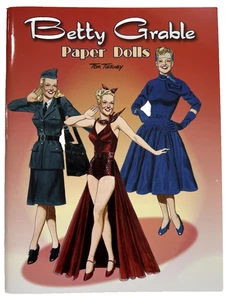Movie Star Paper Doll Book Tom Tierney UNCUT Senior Activity Craft Betty Grable - Picture 1 of 7