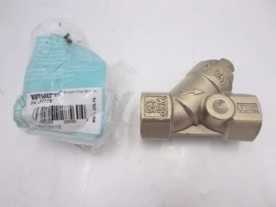 Colador de ojo de latón Watts LF777SI 3/4" tapón de cierre sin plomo roscado Foto 1 de 4