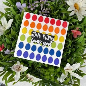 Confetti easter eggs metal craft die cut cutting paper machine cutter - Picture 1 of 2