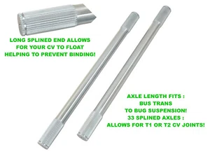 EMPI 16-2202 CHROMOLY AXLES BUS TRANS BUG SUSPENSION VW BUGGY BUG BAJA THING BUS - Picture 1 of 2