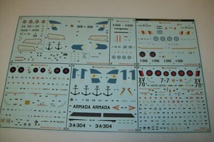 AIRFIX FALKLANDS WAR SET 98670 1:72 scale decals, 6 subjects - Picture 1 of 1