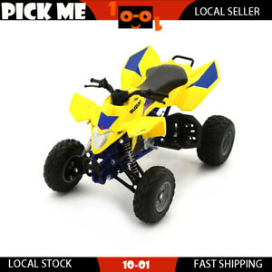 Exclusive Licensed Diecast Toy SUZUKI R450 Quad Racer ATV 1:12 Scale Gift
