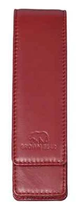 Brown Bear Schreibgeräte-Etui Leder Rot für 2 Stifte mit Magnet-Verschluss - Bild 1 von 5