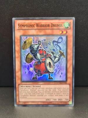 Yugioh Symphonic Warrior Drumss STOR-EN034 Super Rare Unlimited NM - Image 1 of 2