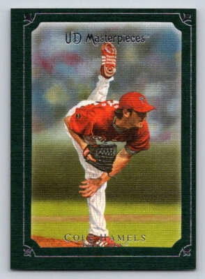 2007 UD Masterpieces Windsor Green #58 Cole Hamels (ref 198849) - Image 1 of 2