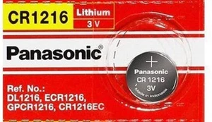 Panasonic 3 Volt Lithium Button Cell Watch Battery (ECR1216 CR1216) EXP 2028 - Picture 1 of 5