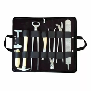 Heavy Duty Professional Horse Care Farrier Tool Kit Hoof Clincher Nipper RASP - Picture 1 of 2