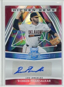 2022 Panini Elite Extra Edition #HG-RP Roman Phansalkar Hidden Gems Red Auto /25 - Picture 1 of 2
