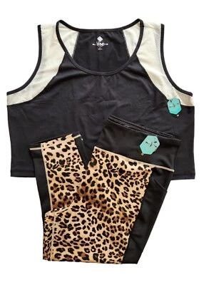 LuLaRoe 3X Potente Tanque Recortado y Intrépido Leopardo Guepardo Ropa Activa Entrenamiento ¡NUEVO! Foto 1 de 4