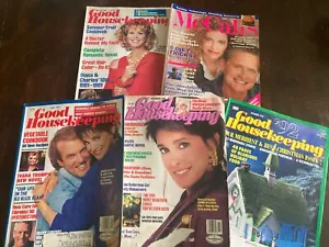 Old Good Housekeeping & McCalls Magazines 90, 91, 92 John Tesh & Connie Selleca - Picture 1 of 24