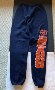 Vintage 90’s Logo 7 Chicago Bears Sweatpants XL (18-20) Youth Blue NFL USA - Picture 1 of 4