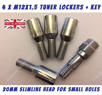 Wheel Locking Bolts Fits Vauxhall Adan Astra Corsa M12x1.5 28mm Tuner alloy - Image 1 of 2