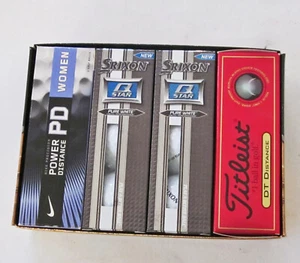 Verschiedene Nike, Srixon & Titleist Golfbälle (neu), 1 Dutzend 12 Stück - Bild 1 von 4