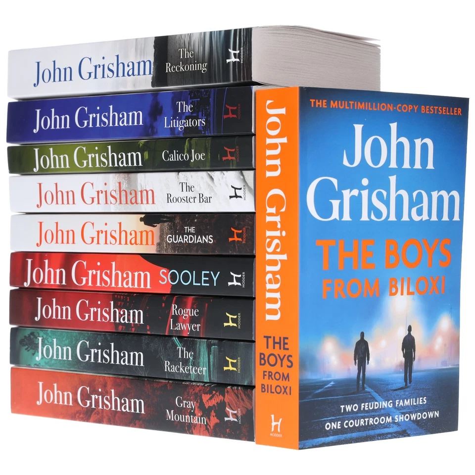 John Grisham Novels(Sooley, Rogue Lawyer& More) 10 Books Set - Fiction-Paperback - Image 1 of 1