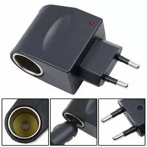Auto Adapter Steckdose Stecker Konverter Zigarettenanzünder 220V AC zu 12V DC - Bild 1 von 12
