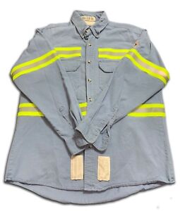 Bulwark Flame Resistant Reflective Shirt Enhanced Visibility FR Work Uniform