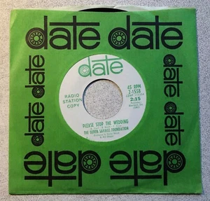 1967 Derek Savage Foundation “Please Stop the Wedding” WLP Date 45 - Picture 1 of 3