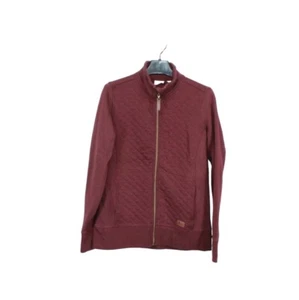 LL Bean Women's Quilted Full Zip Sweatshirt Dark Plum Size XS - Picture 1 of 12