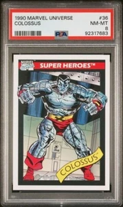 1990 Impel Marvel Universe Super Heroes Colossus #36 PSA 8 - free shipping - Picture 1 of 2