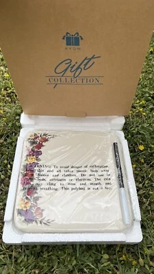Vintage Avon Gift Collection Fruits & Flowers Memo Tile Ceramic Dry Erase Board - Image 1 of 4