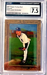 CGC 2007 Topps Turquía Rojo Cromo #169 Justin Verlander/1999 - Imagen 1 de 1