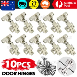 Door Hinge Cabinet Cupboard Hinges Soft Close Full Overlay Wardrobe Kitchen - Picture 1 of 9