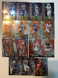 LOTE DE 15 INSERTOS DE MOSAICO PANINI 2023 - TOUCHDOWN MASTERS BANG - TODO CARGADO EN LA PARTE SUPERIOR - Imagen 1 de 1