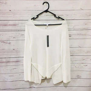New VERONIKA MAINE Top Knit Knitwear Size M Long Sleeve Peplum BNWT - Picture 1 of 8