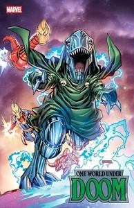 One World Under Doom #5 Marvel 1st Print 2025 Ken Lashley Doomasaur Cover B - Picture 1 of 3