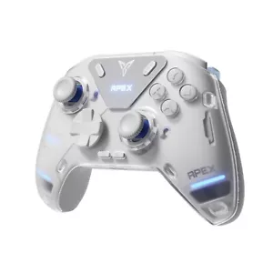 FLYDIGI APEX 4 Wireless Gamepad White Gaming Controller for PC/Switch/TV/Android - Picture 1 of 14