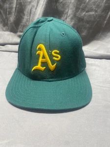 Vintage Oakland A’s Athletics New Era Pro Model Snapback Hat Cap WOOL Blend - Picture 1 of 7