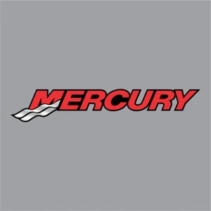 700-108 Mercury Red/Black Carpet Graphic Decal Sticker for Fishing Bass Boats - Picture 1 of 1