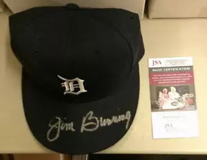 Jim Bunning Signed Tigers Hat JSA Signed New Era 6 7/8 - Picture 1 of 2