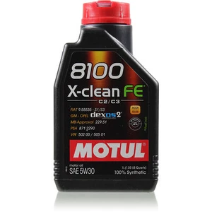 1 Litro Original Motul 8100 X-Clean FE 5W-30 Aceite Motor GM Opel MB VW Fiat PSA - Imagen 1 de 2