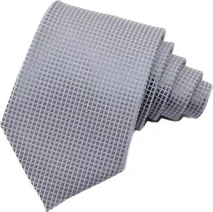 New Classic Solid Plaid&Checks JACQUARD WOVEN 100% Silk Men's Tie Necktie - Picture 1 of 19