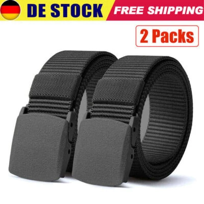 MARKENLOS Arme Gürtel Herren Militär Taktischer Military Arbeitsgürtel Schwerlast Schnalle