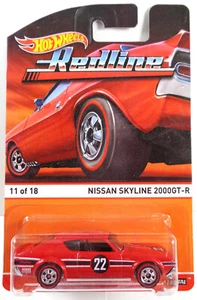 2016 HOT WHEELS HERITAGE REDLINE SERIES NISSAN SKYLINE 2000GT-R - Picture 1 of 4