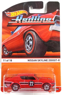 Nissan Skyline 2000GT-R Hot Wheels Heritage serie Redline 2016 Foto 1 de 4