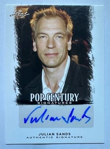 POP CENTURY SIGNATUREN: JULIAN SANDS AUTOGRAMMKARTE ROOM WITH A VIEW BA-JS2 - Bild 1 von 2
