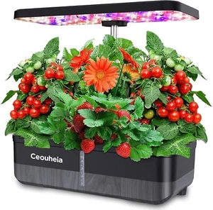 Hydroponics Growing System 12Pods, Indoor Herb Garden with LED Grow Light, Plant - Picture 1 of 4