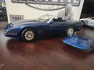 Action Collectables 1:32 Zora Arkus-Duntov Authorized Collection 1991 Corvette - Picture 1 of 8