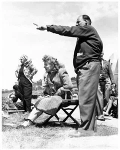 GREER GARSON and manager great 8x10 still on set DESIRE ME -- n145 - Picture 1 of 1