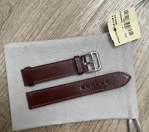 Authentisches Hermes 12 mm Havanna Leder Uhrenarmband Band 68 mm x 108 mm - Bild 1 von 3