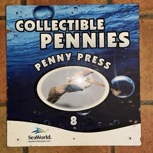 Theme Park Prop SeaWorld Orlando Florida Penny Press Machine Art Plate - Pelican - Picture 1 of 13