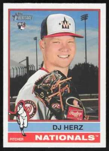 2025 Topps Heritage Now MLB Baseball DJ Herz Rookie RC Chrome SP - Picture 1 of 1
