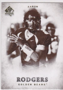 AARON RODGERS Golden Bears NCAA COLLEGE FOOTBALL CARD Upper Deck SP AUTHENTIC - Picture 1 of 2
