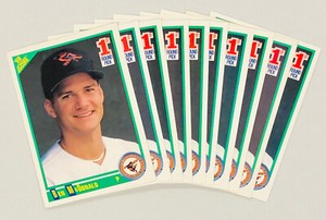 (10) Ben McDonald 1990 Score Baseball 1st Round Pick NM-MT RC Lot #680