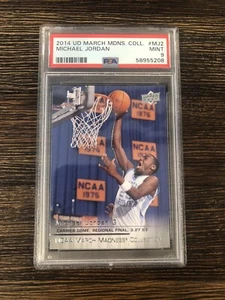 2014-15 UD March Madness Collection Michael Jordan SP #MJ2 PSA 9. POP 14; 12^ - Picture 1 of 2