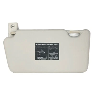 Nissan Versa 2012-2019 parasol lado izquierdo del conductor vinilo deslizante gris 12-3/4" OEM Foto 1 de 4