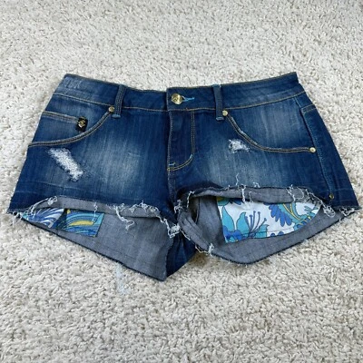 Rocawear Y2K Vintage Women's Denim Shorts Size 7 - Image 1 of 4